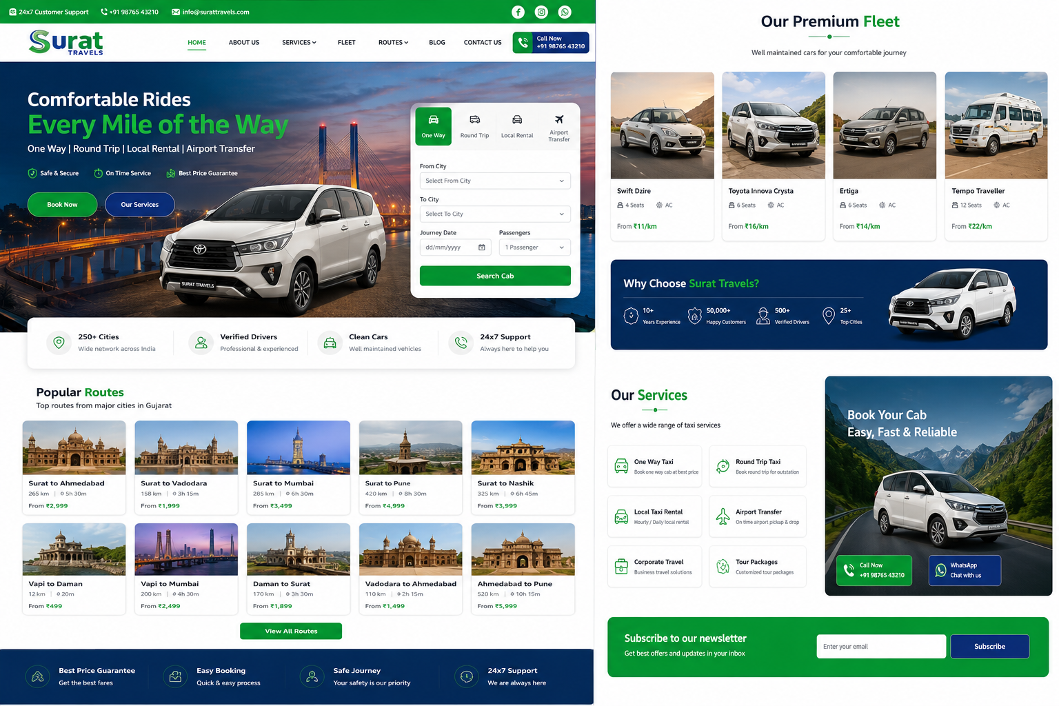 Premium taxi booking support